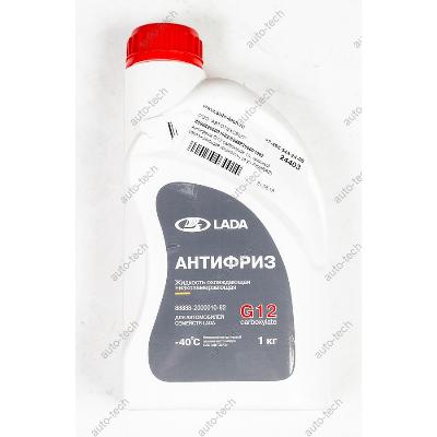 Антифриз G12 carboxylate 1л. красный (охлаждающая жидкость) (в уп.АвтоВАЗ) Lada LADA 88888200001082