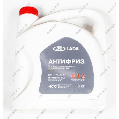 Антифриз G12 carboxylate 5л. красный (охлаждающая жидкость) (в уп.АвтоВАЗ) Lada LADA 88888100005082
