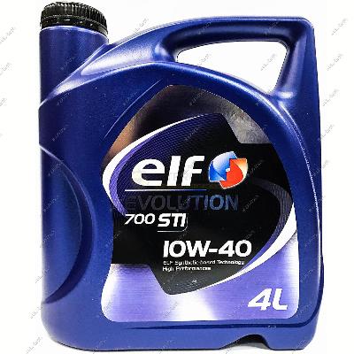 Масло моторное ELF Evolution 700 STI 10W40 (SN) 4 л. ELF ELF 201552
