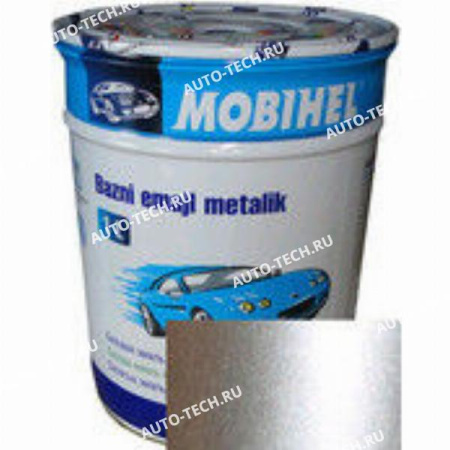 Базовая эмаль металлик Mobihel Серебристый 1л MOBIHEL 640