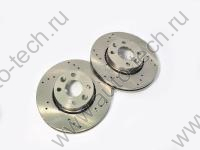 Диск тормозной NISSAN MICRA 03-/NOTE 06-/RENAULT MEGANE 03-/CLIO 05- перед.вент SANGSIN BRAKE SD4207