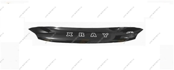 Дефлектор капота LADA XRAY короткий VIP-TUNING VIP-TUNING VZ09