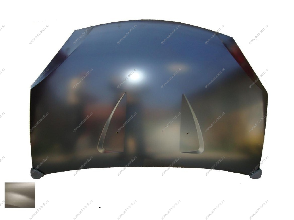 Капот RENAULT Sandero крашеный Gris Basalte KNM Светлый базальт API  6001551350-KNM