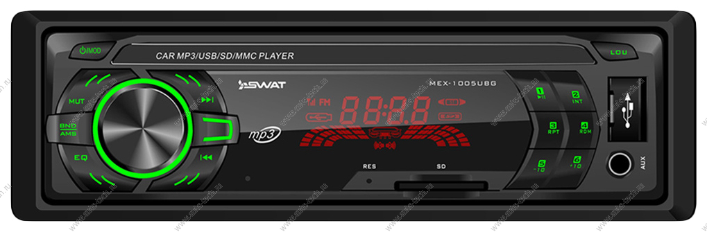 Ресивер SWAT MEX-1005UBG ( 4X50 W ) SWAT SWAT MEX-1005UBG
