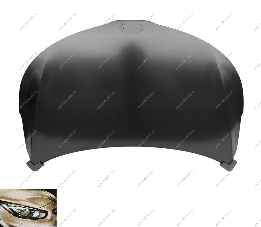 Капот KIA Rio 2015-2016 крашеный Бежевый металлик UBS 2011-2015 Api  664004Y000-UBS