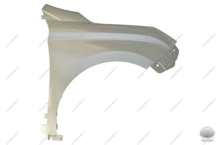 Крыло LADA XRAY переднее правое крашеное 691 Платина (серебристый) АвтоВАЗ LADA 631006734R-691