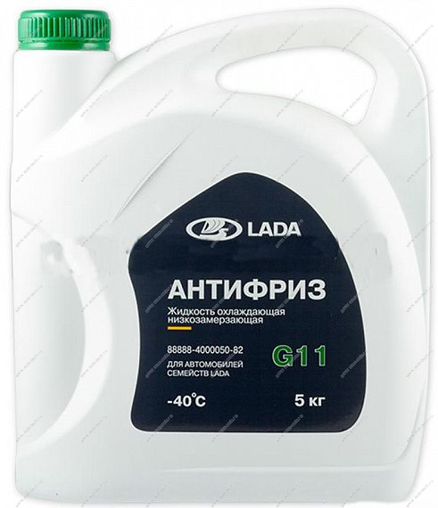 Антифриз G11 5л. зеленый (охлаждающая жидкость)(в уп.АвтоВАЗ) Lada LADA 88888400005082