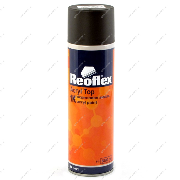 Эмаль REOFLEX ЭСКА-5104, аэрозоль, черная, 650 мл спрей REOFLEX 000