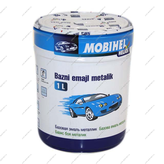Базовая эмаль металлик Mobihel Аккорд (серебристо-коричневый ) 1 л MOBIHEL 503