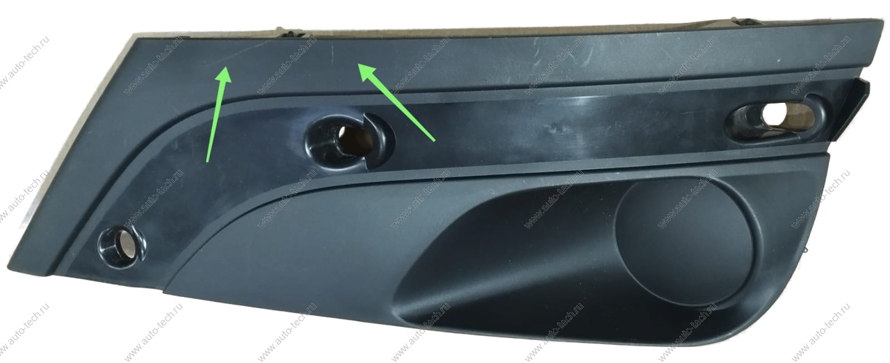 Заглушка LADA Vesta переднего бампера правая ПТФ Lada LADA 8450006675