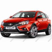 Крыло переднее правое LADA Vesta SW Cross крашеное 195 Сердолик (красный) Lada LADA 8450102330-195