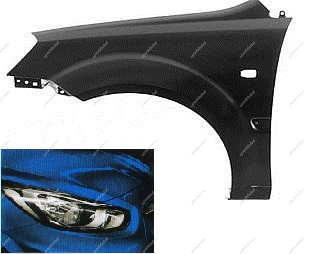 Крыло переднее левое KIA Rio крашеное Cиний перламутр WGM Api  66311-4X000-WGM