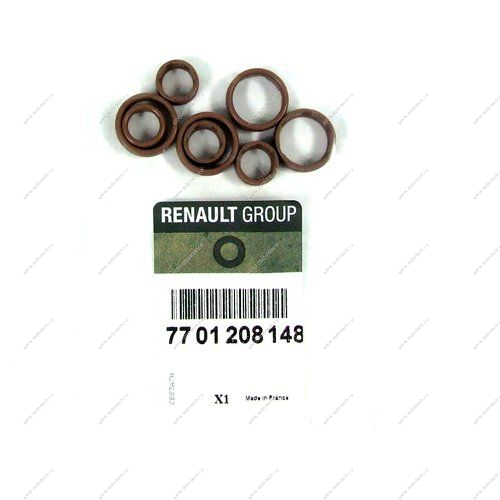 Комплект уплотнительных колец трубок кондиционера LADA Largus FL Renault RENAULT 7701208148