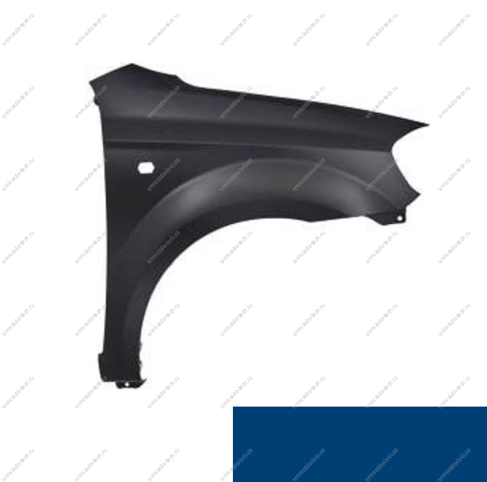 Крыло крашеное CHEVROLET AVEO (T250) 06- перед. правое (с отв. под повт.) GQM - BORACAY BLUE SIMYI SIMYI 96649246-GQM