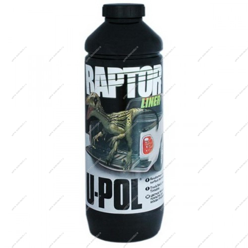 Защитное U-POL RAPTOR покрытие повышенной прочности черное 2k 3:1 3л+отвер 1л  RLB/S4
