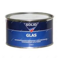 SOLID Шпатлевка двухкомпонентная GLAS 1.7 кг Solid 3161700