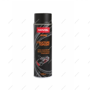 Novol Лак SPRAY STRUCTURETOPCOAT структурный черный спрей Novol 34502