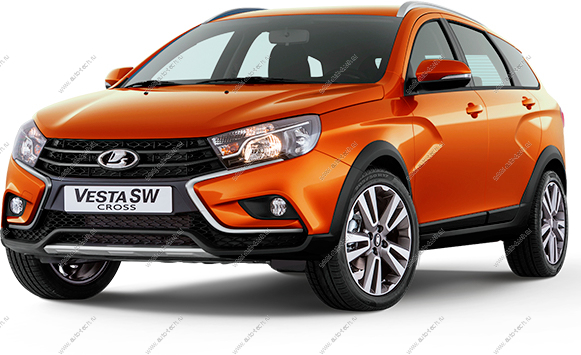 Бампер задний LADA Vesta SW Cross/Cross седан крашеный(без 8450031033 и 8450032362 ) 130 Марс (оранжевый) LADA LADA 8450031032-130