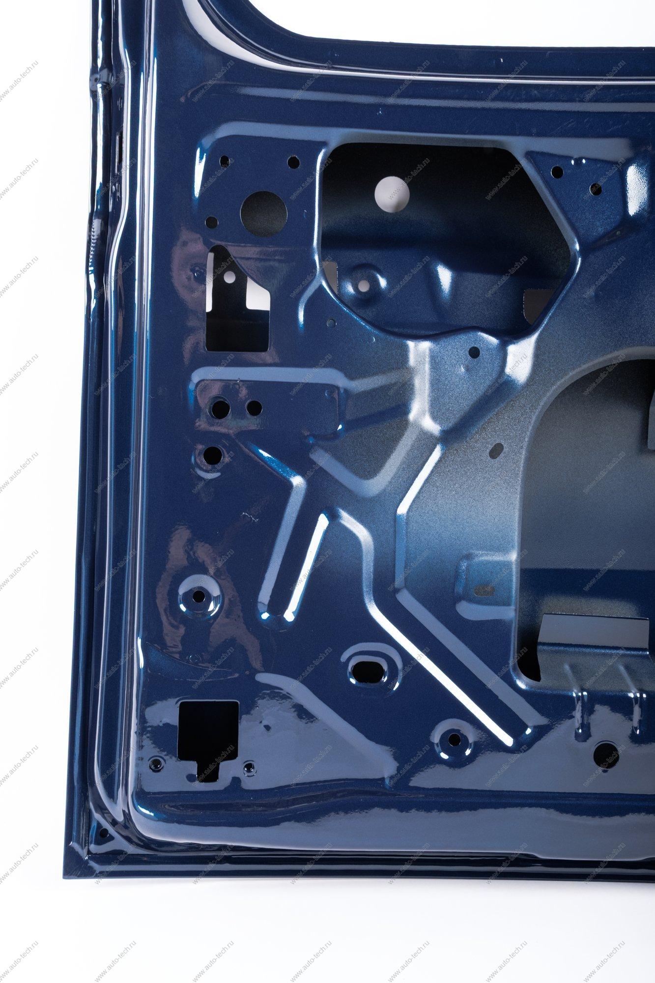 Дверь задка левая (под стекло) LADA Largus/Лада Ларгус крашеная 424 Дипломат (Синий) GAMMA GAMMA 901015964R-424-GAMMA