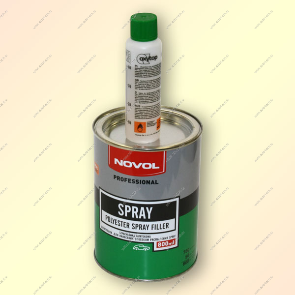 Novol Шпатлевка SPRAY п/э жидкая отделочная для нанесения способом распыления 1,2 кг. Novol 1201