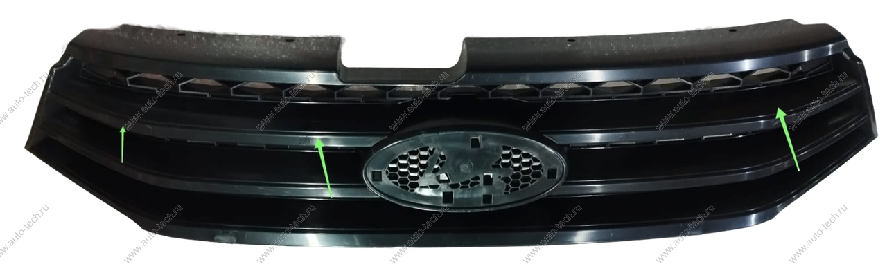 Решетка радиатора LADA Vesta/SW/ SW Cross (накладка) (комплектация люкс) ( Сызрань) Lada LADA 8450008666