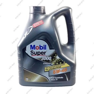 Масло моторное MOBIL Super 3000 5W40 4 л Diesel MOBIL 152566