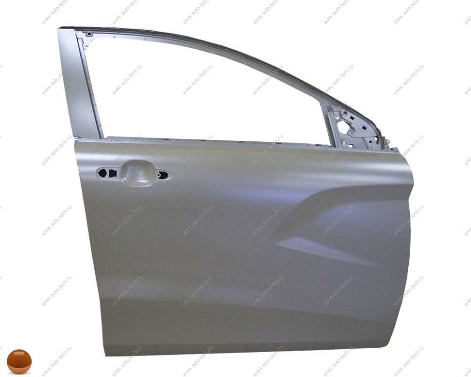 Дверь LADA XRAY передняя правая крашеная 199 Фреш (оранжевый) АвтоВАЗ LADA 801005064R-199