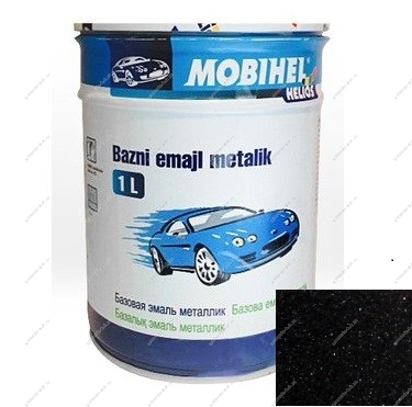 Базовая эмаль металлик Mobihel Черный трюфель1л MOBIHEL 651