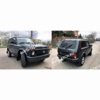 Бампер задний крашеный ВАЗ-21214 Niva Urban 633 Борнео Кампласт LADA 21214-2804010-633