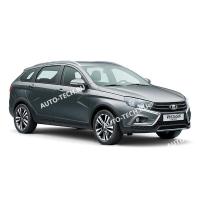 Бампер задний LADA Vesta SW Cross/Cross седан крашеный(без 8450031033 и 8450032362) 608 Плутон ( серый) LADA