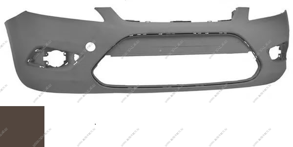 Бампер передний Ford Focus 2 седан крашеный ZJNCWWA MOONDUST SILVER Gamma  1521127-ZJNCWWA