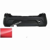 Бампер задний RENAULT Sandero крашеный Rouge Toreador 21B Красный Тореадор 2008-2013 BodyParts