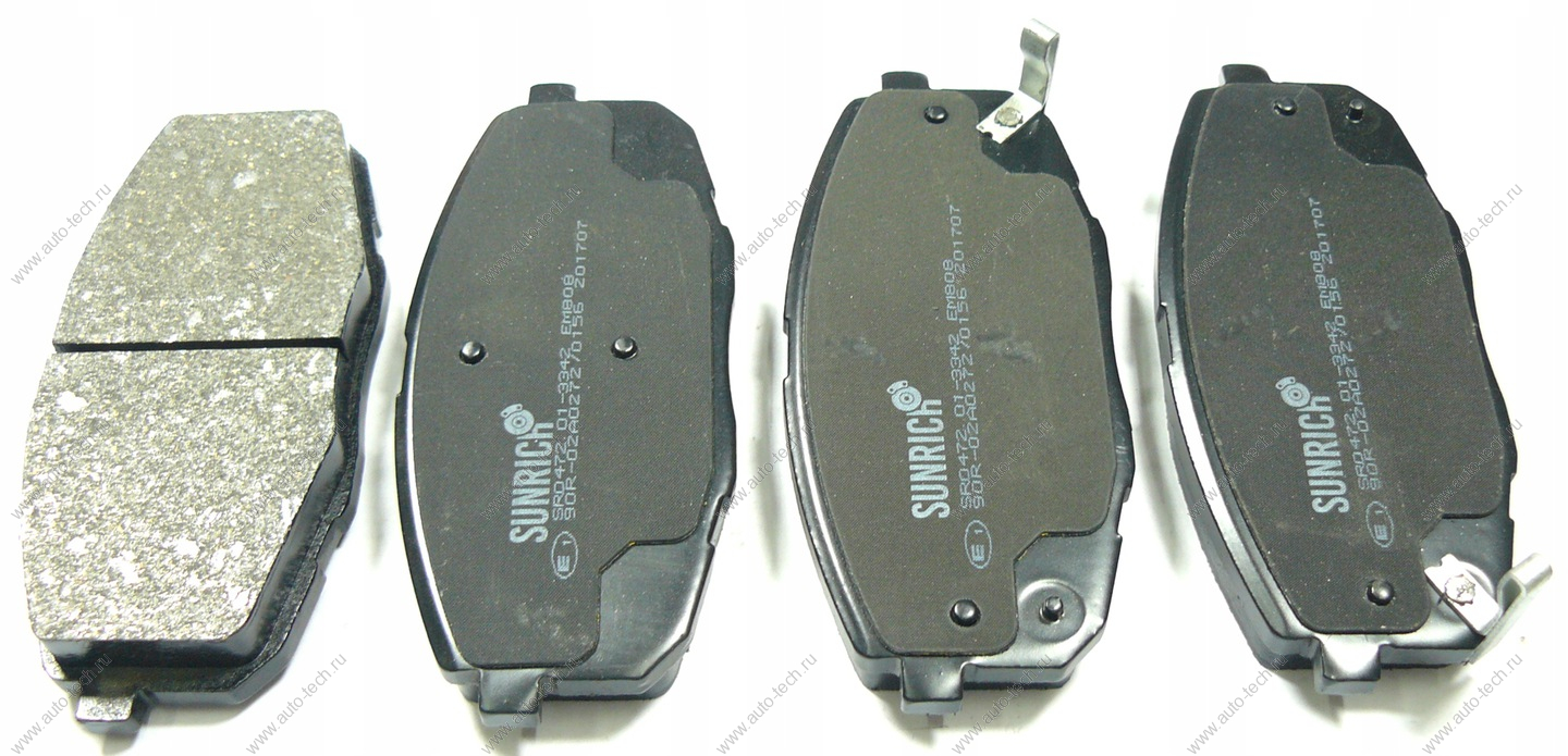 Тормозные колодки передние Kia Carens 2006-2012 Miles Miles E100053