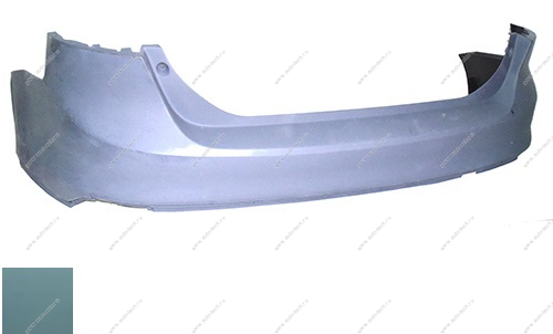 Бампер задний Ford Focus 3 седан крашеный Frosted Glass Metallic P9 Китай  1731174-P9