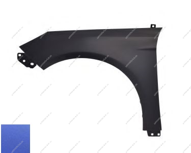 Крыло левое Ford Focus 3 крашеное Sonic Blue Metallic SN/25V Api  1729701-SN/25V