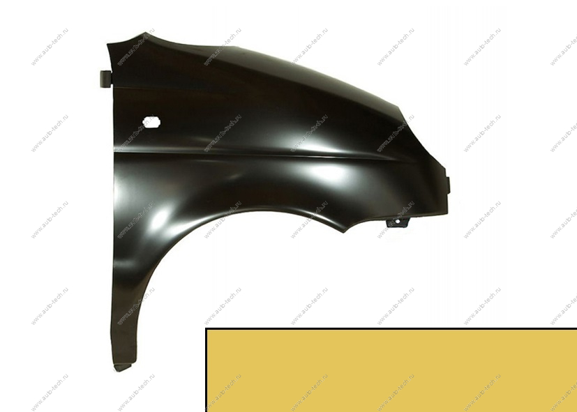 Крыло переднее правое крашеное DAEWOO Matiz с 01-05г 60U Брайтонское золото Api Api DAMA01-W0FWH-R-60U