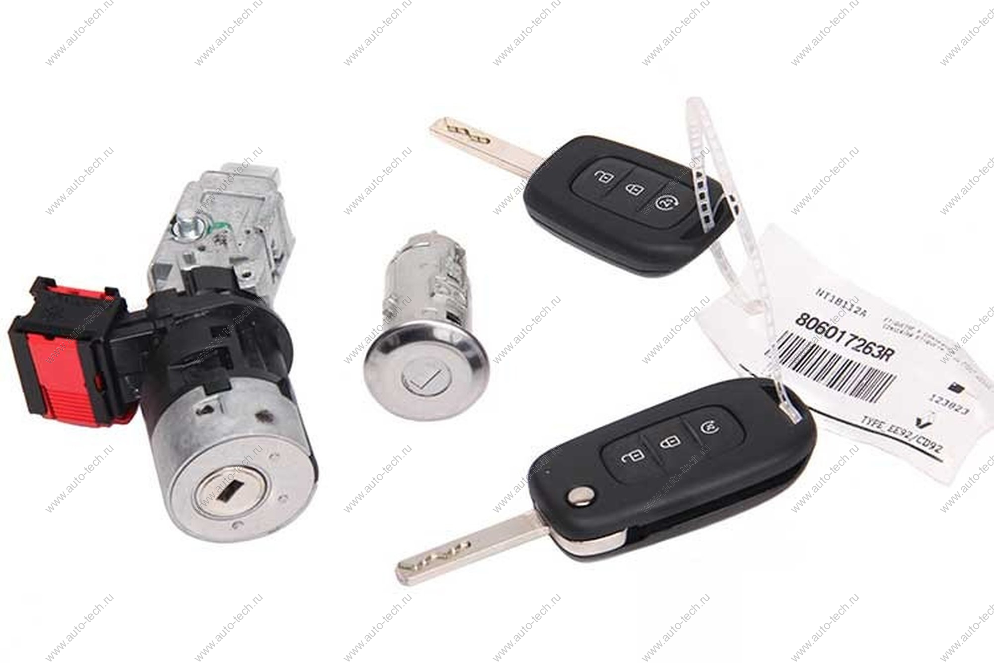 ЗАМОК ЗАЖИГАНИЯ Renault Duster c 2015 г С КОНТАКТНОЙ ГРУППОЙ (ПЛАСТИК, СТАЛЬ) Renault NISSAN 806017263R