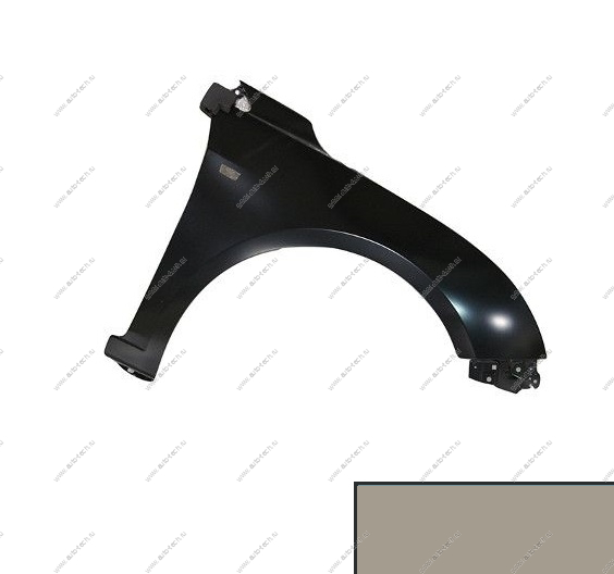Крыло крашеное CHEVROLET CRUZE 09- перед. правое (с отв. под повт.) GAO - GOLD MIST API Api 95963448-GAO