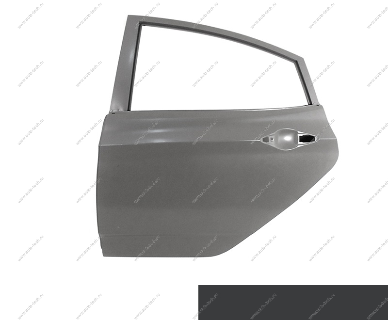 Дверь задняя левая крашеная HYUNDAI SOLARIS х/б 2010-2017 (SAE - CARBON GREY) Китай CHINA 770034L200-SAE