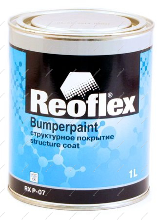 Краска REOFLEX RX P-07 Структурное покрытие чёрный 1л REOFLEX RX P-07
