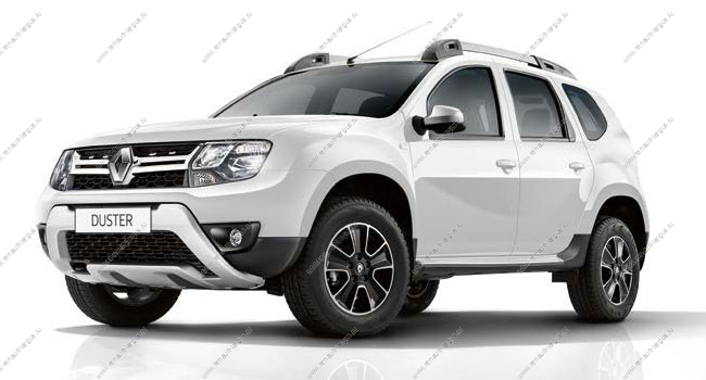 Бампер задний RENAULT Duster крашеный Белый лед 369 2010- Api Api 850220033R-369