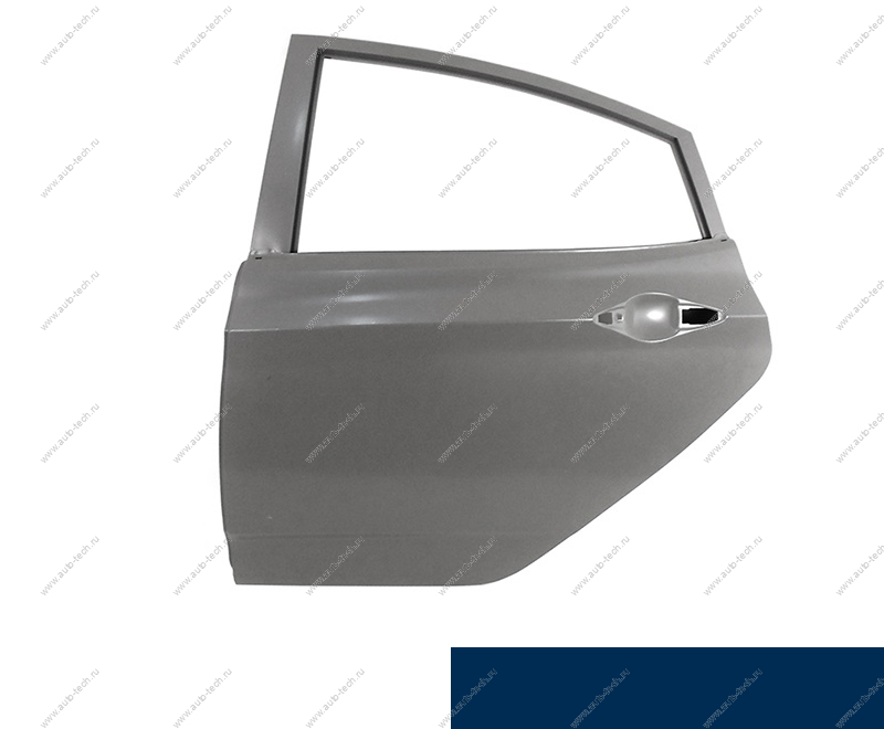 Дверь задняя левая крашеная HYUNDAI SOLARIS х/б 2010-2017 (WGM - SAPPHIRE BLUE) Китай CHINA 770034L200-WGM