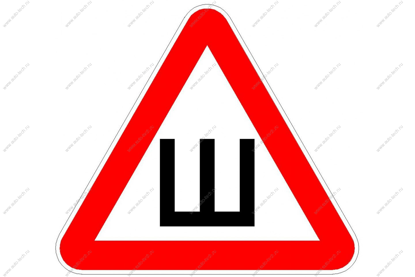 Наклейка Знак Шипы "Ш" 3M 000024535