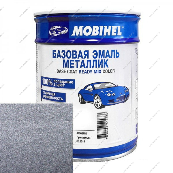 Базовая эмаль металлик Mobihel Чароит 1л MOBIHEL 408