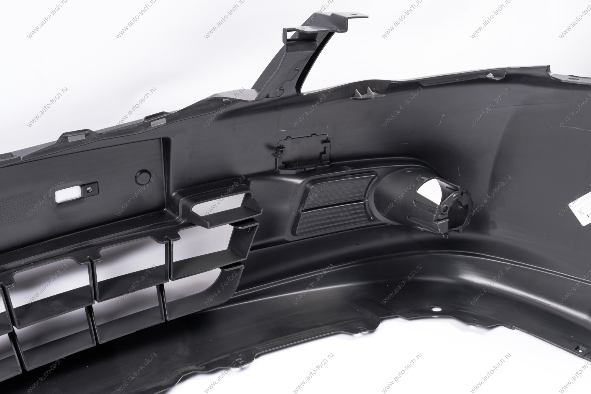 Бампер передний Nissan Almera 12-19 (Под ПТФ) Sat