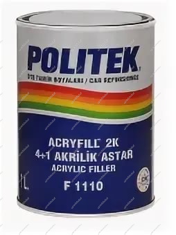 Грунт 2К 4+1 HS серый 1 л+Отвер 0,25л POLITEK Турция F1110