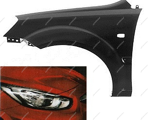 Крыло переднее левое KIA Rio крашеное Красный гранат перламутр TDY Api  66311-4X000-TDY