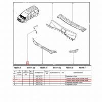 Усилитель щитка передка правый LADA Largus/Лада Ларгус/ XRAY Renault RENAULT 663602324R