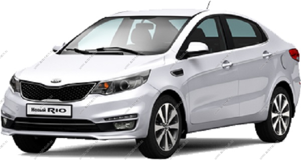Бампер передний KIA Rio 3 крашеный Белый PGU c 2011-  86511-4Y000-PGU