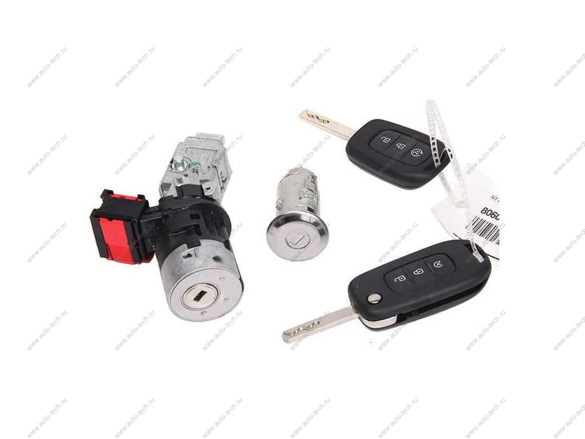 Замок зажигания RENAULT Logan/Lada Largus (1шт личинка двери , 2 ключа) Renault RENAULT 806019687R
